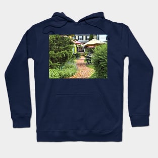 Cold Spring NY - Outdoor Dining on the Patio Hoodie